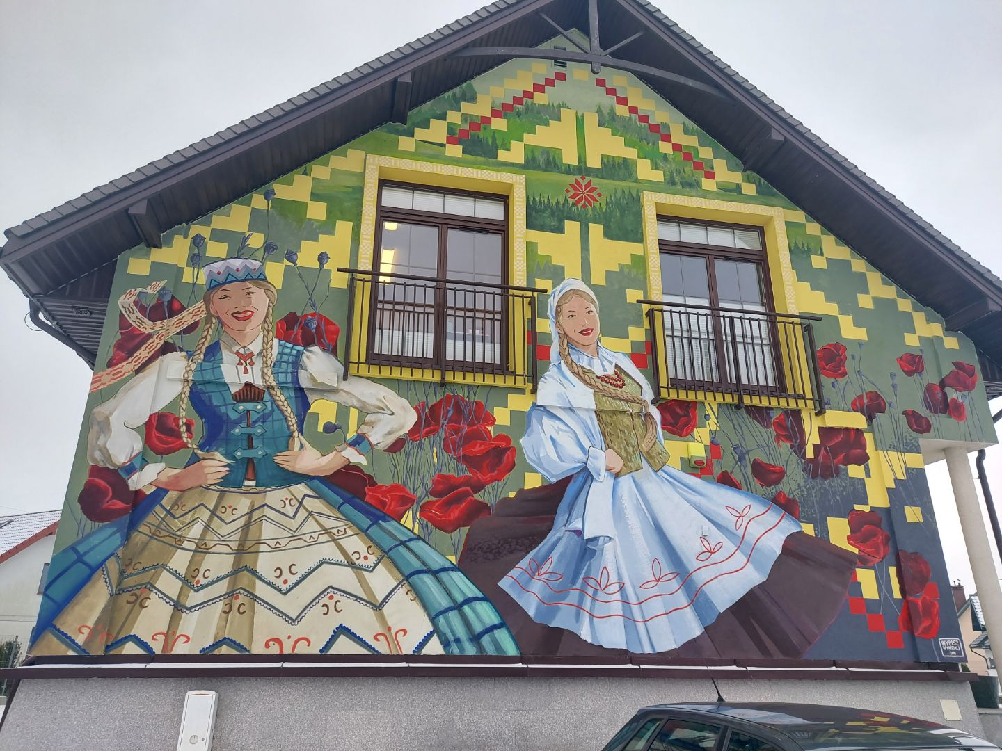 Pierwszy mural w gminie