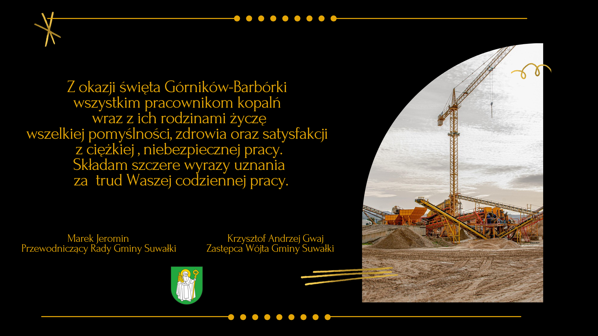 Życzenia z okazji Barbórki