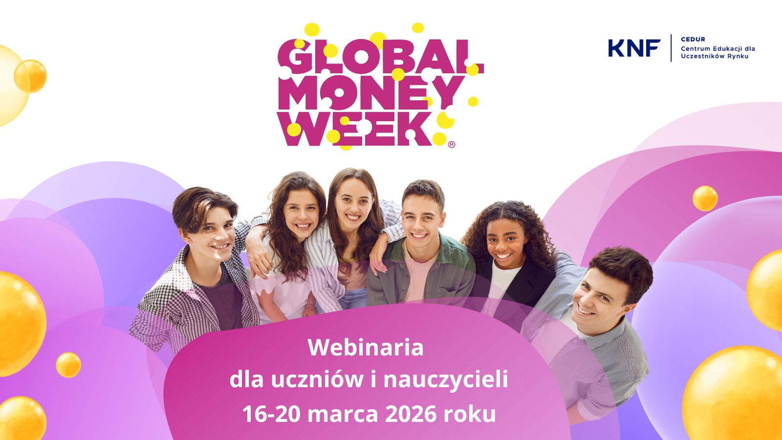 Zaproszenie do udziału w kampanii Global Money Week 2026, 16-22 marca 2026 roku