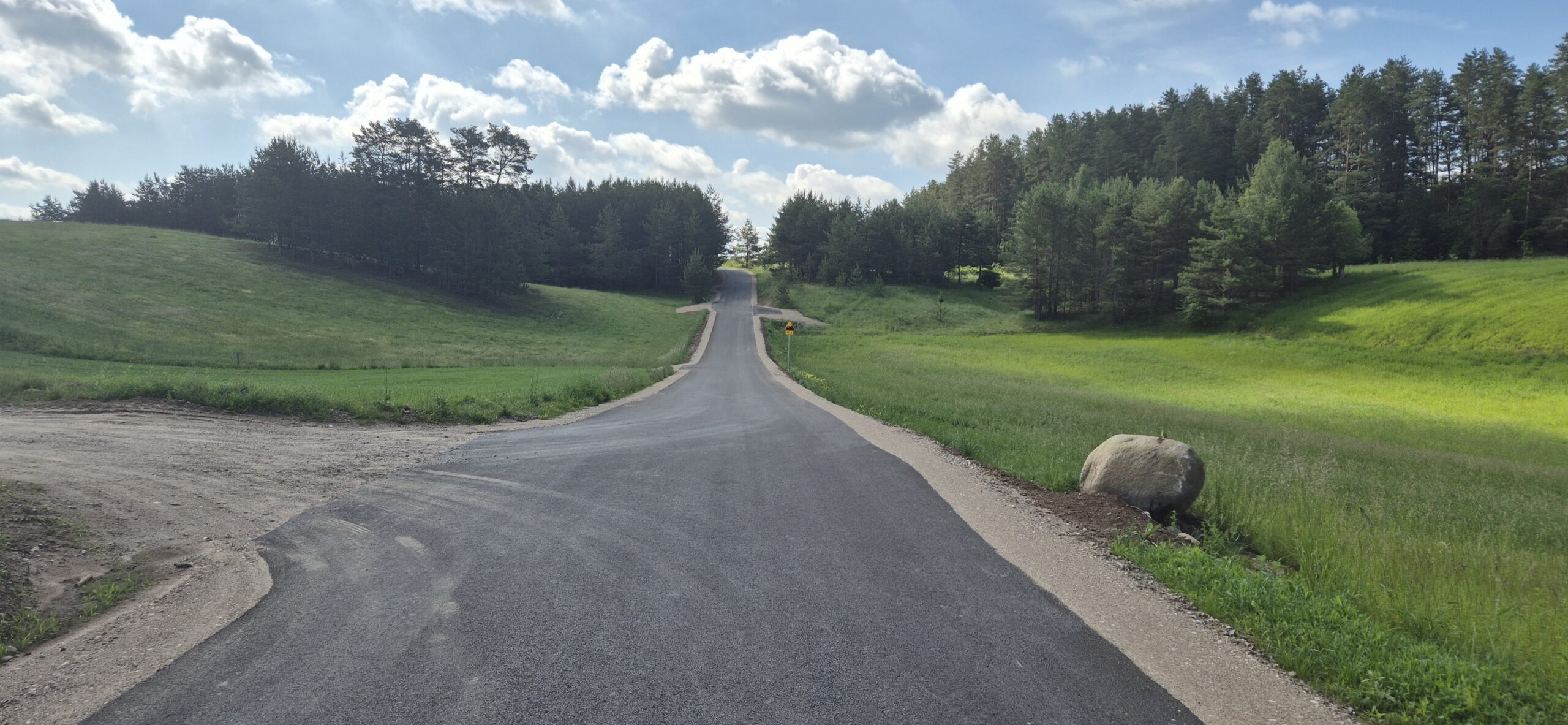 Budowa drogi gminnej nr 102036B Lipniak – Polule, gm. Suwałki