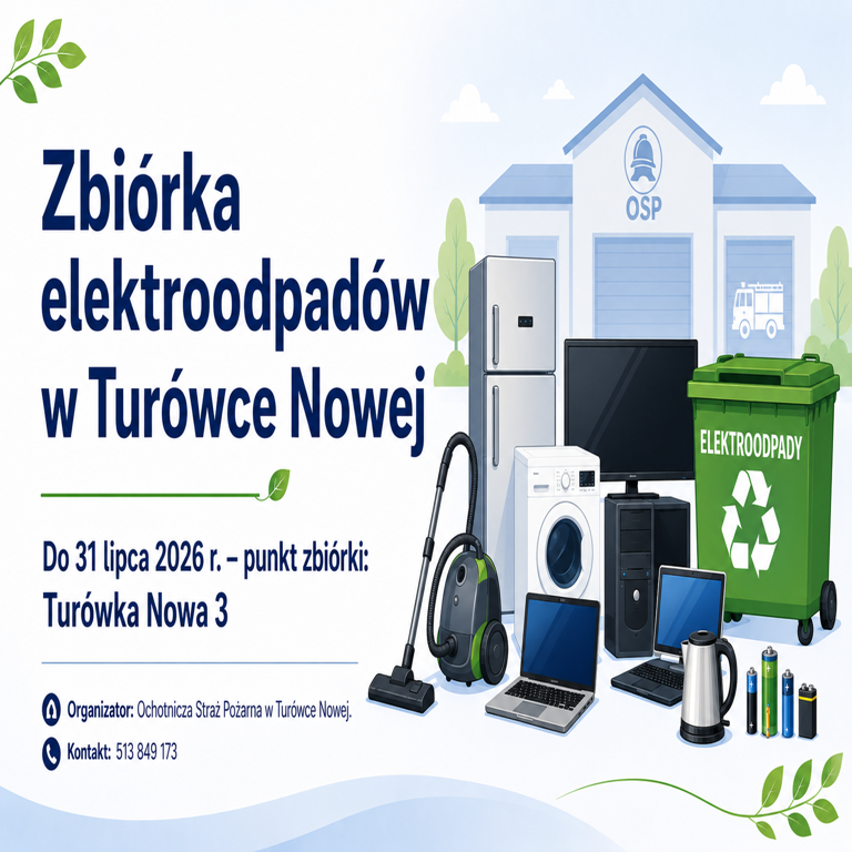 Zbiórka elektroodpadów w Turówce Nowej